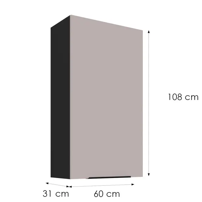 Skrinka do kuchyne Arona cashmere 60G-108 1F,3