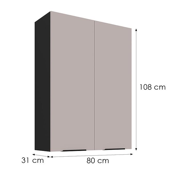 Skrinka do kuchyne Arona cashmere 80G-108 2F