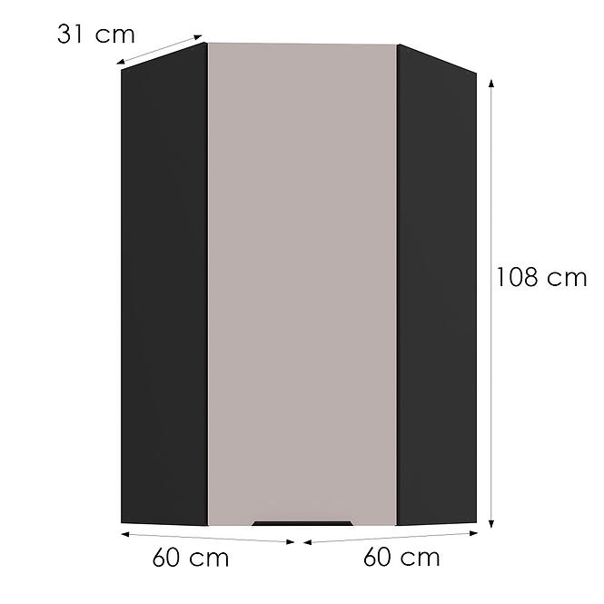 Skrinka do kuchyne Arona cashmere 60x60 GN-108 1F (45°),3