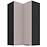 Skrinka do kuchyne Arona cashmere 60x60 GN-108 2F (90°)