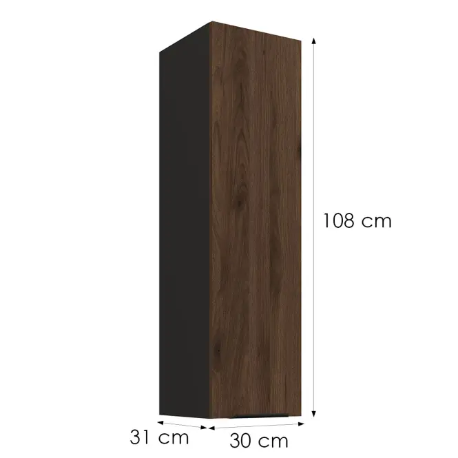 Skrinka do kuchyne Monza orech okapi 30G-108 1F