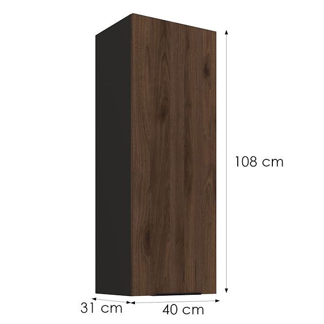 Skrinka do kuchyne Monza orech okapi 40G-108 1F,3
