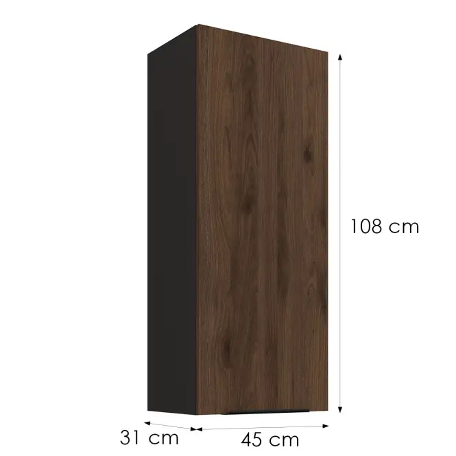 Skrinka do kuchyne Monza orech okapi 45G-108 1F