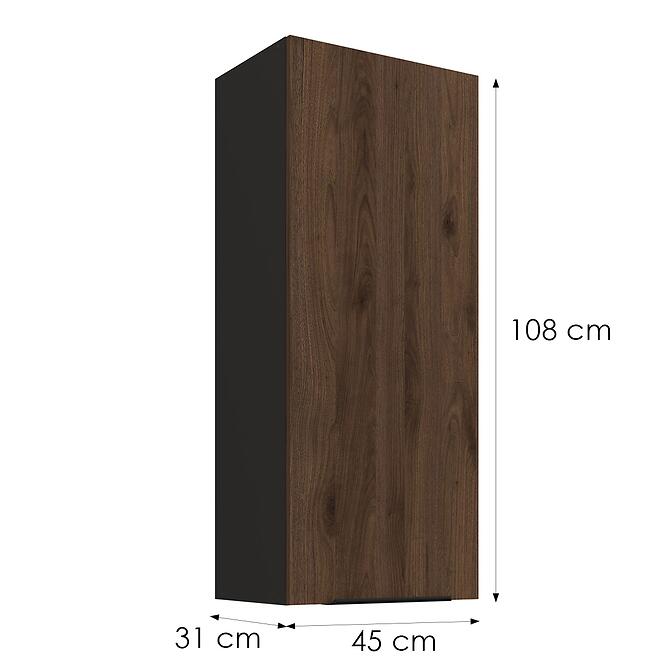 Skrinka do kuchyne Monza orech okapi 45G-108 1F,3