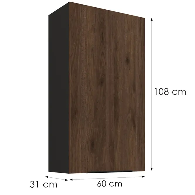 Skrinka do kuchyne Monza orech okapi 60G-108 1F
