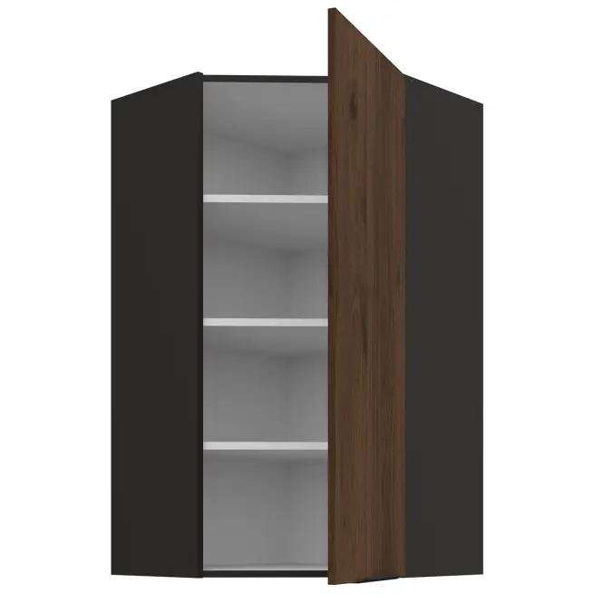 Skrinka do kuchyne Monza orech okapi 60x60 GN-108 1F (45°)