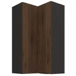 Skrinka do kuchyne Monza orech okapi 60x60 GN-108 2F (90°)