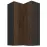 Skrinka do kuchyne Monza orech okapi 60x60 GN-108 2F (90°)
