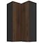 Skrinka do kuchyne Monza orech okapi 60x60 GN-108 2F (90°)