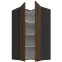 Skrinka do kuchyne Monza orech okapi 60x60 GN-108 2F (90°),2