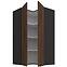 Skrinka do kuchyne Monza orech okapi 60x60 GN-108 2F (90°),2
