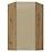 Skrinka do kuchyne artisan cappucino 60x60 GN-108 1F (45°)