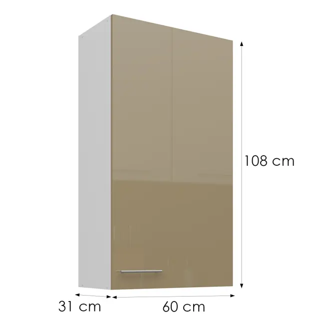 Skrinka do kuchyne Lara cappucino 60G-108 1F