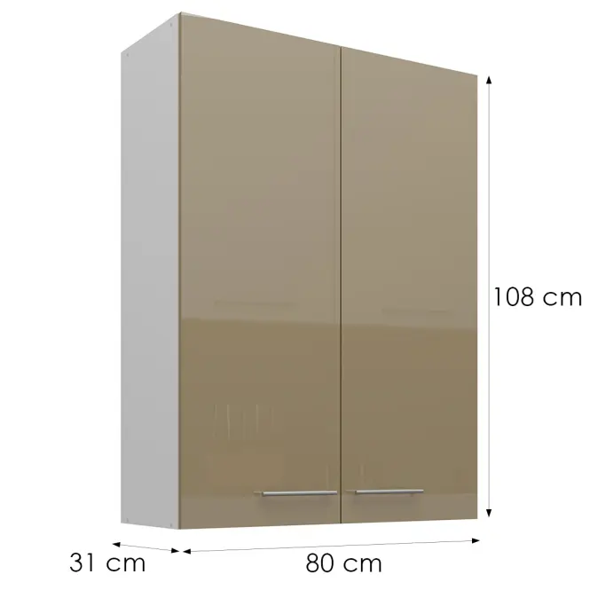 Skrinka do kuchyne Lara cappucino 80G-108 2F