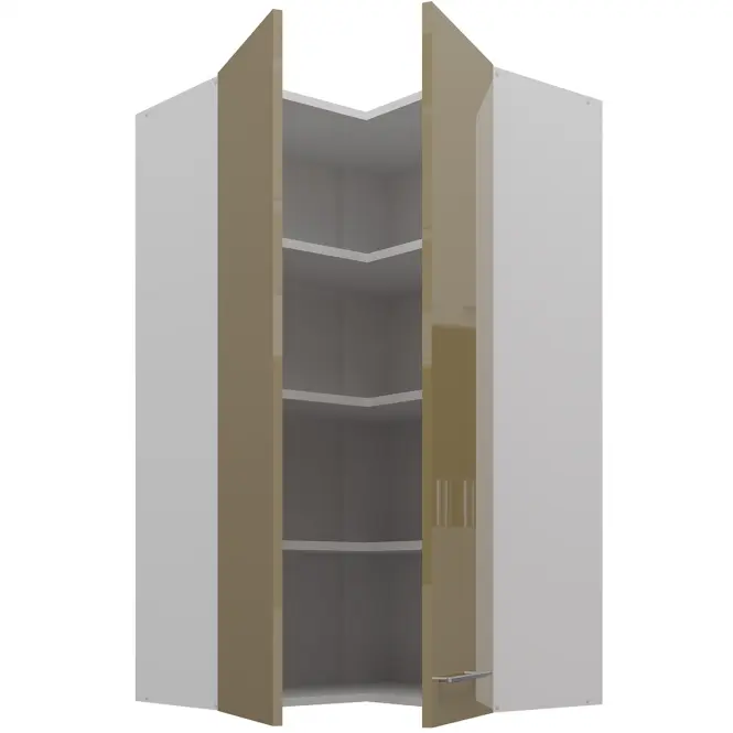 Skrinka do kuchyne Lara cappucino 60x60 GN-108 2F (90°)