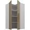 Skrinka do kuchyne Lara cappucino 60x60 GN-108 2F (90°),2