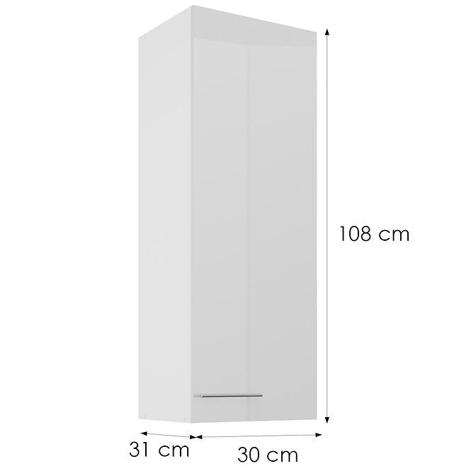 Skrinka do kuchyne Lara biely 40G-108 1F,3