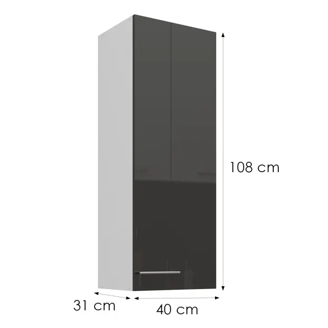 Skrinka do kuchyne Lara sivá 40G-108 1F