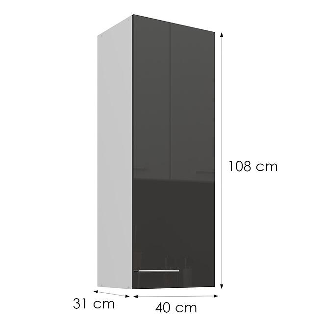 Skrinka do kuchyne Lara sivá 40G-108 1F,3