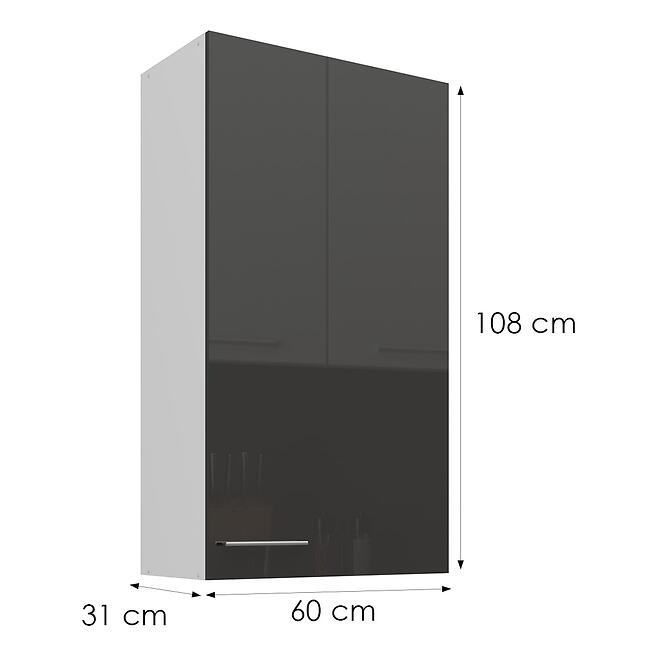 Skrinka do kuchyne Lara sivá 60G-108 1F,3
