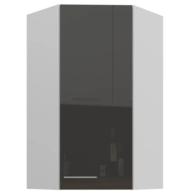 Skrinka do kuchyne Lara sivá 60x60 GN-108 1F (45°)