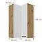 Skrinka do kuchyne Luna biely matná/artisan 60x60 GN-108 2F (90°),3