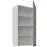 Skrinka do kuchyne Luna claygrey/biely 60G-108 1F