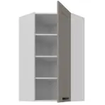 Skrinka do kuchyne Luna claygrey/biely 60x60 GN-108 1F (45°)