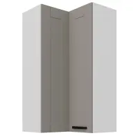 Skrinka do kuchyne Luna claygrey/biely 60x60 GN-108 2F (90°)