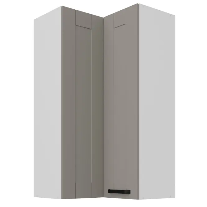 Skrinka do kuchyne Luna claygrey/biely 60x60 GN-108 2F (90°)