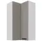 Skrinka do kuchyne Luna claygrey/biely 60x60 GN-108 2F (90°)