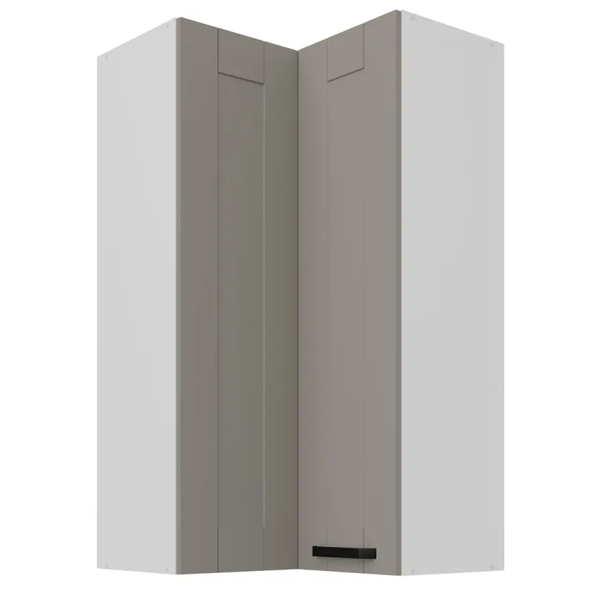 Skrinka do kuchyne Luna claygrey/biely 60x60 GN-108 2F (90°)