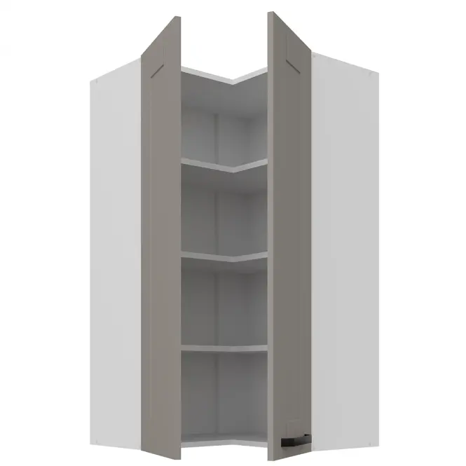Skrinka do kuchyne Luna claygrey/biely 60x60 GN-108 2F (90°)