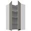 Skrinka do kuchyne Luna claygrey/biely 60x60 GN-108 2F (90°),2