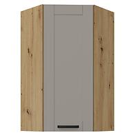 Skrinka do kuchyne Luna claygrey/artisan 60x60 GN-108 1F (45°)
