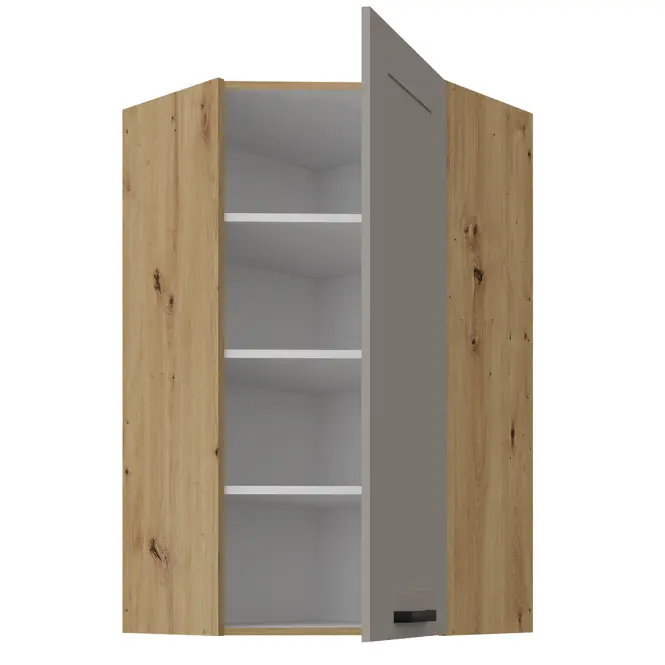 Skrinka do kuchyne Luna claygrey/artisan 60x60 GN-108 1F (45°)