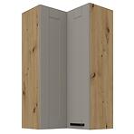 Skrinka do kuchyne Luna claygrey/artisan 60x60 GN-108 2F (90°)