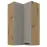Skrinka do kuchyne Luna claygrey/artisan 60x60 GN-108 2F (90°)
