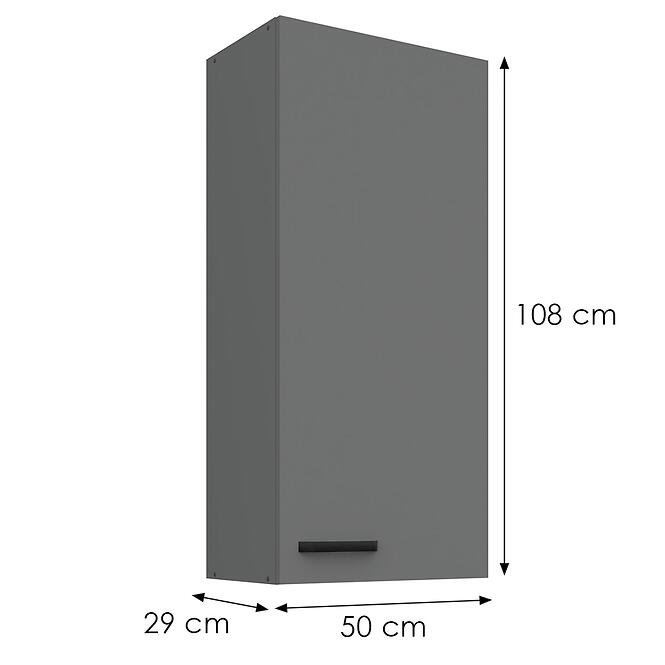 Skrinka do kuchyne Nessa antracit 50G-108 1F,3