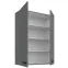 Skrinka do kuchyne Nessa antracit 80G-108 2F,2