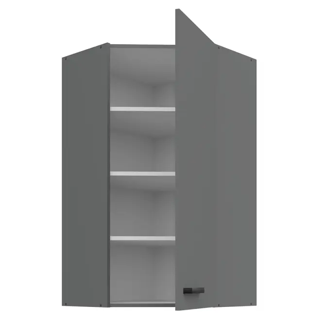 Skrinka do kuchyne Nessa antracit 60x60 GN-108 1F (45°)