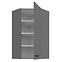 Skrinka do kuchyne Nessa antracit 60x60 GN-108 1F (45°),2