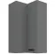 Skrinka do kuchyne Nessa antracit 60x60 GN-108 2F (90°)