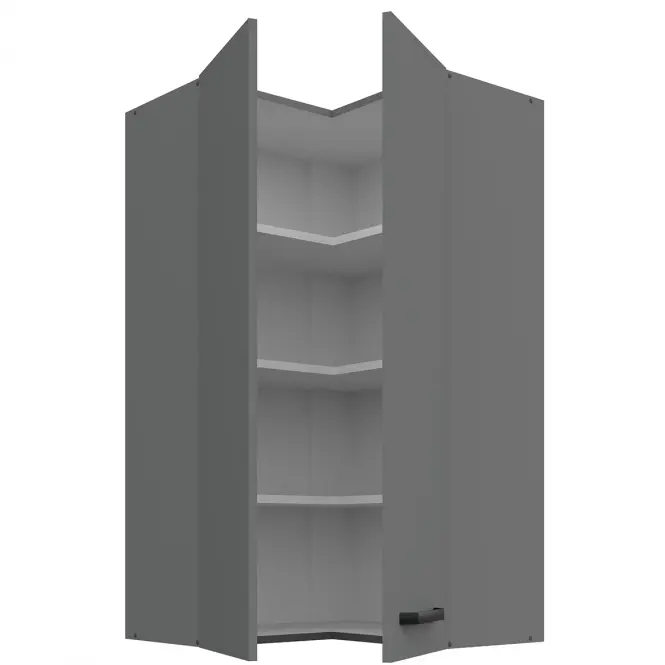Skrinka do kuchyne Nessa antracit 60x60 GN-108 2F (90°)