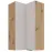Skrinka do kuchyne Solea cashmere/artisan 60x60 GN-108 2F (90°)