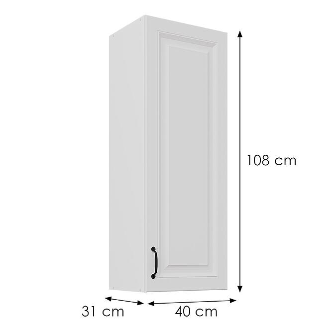 Skrinka do kuchyne Stilo biely matná/biely 40G-108 1F,3
