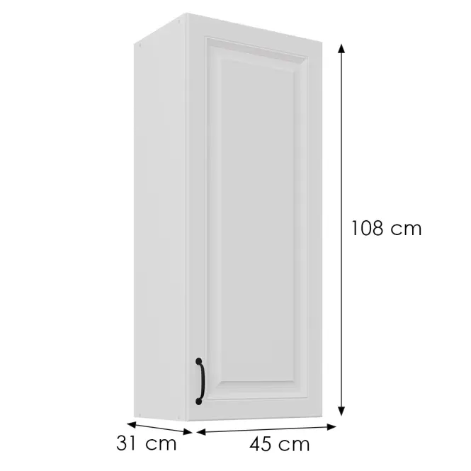 Skrinka do kuchyne Stilo biely matná/biely 45G-108 1F