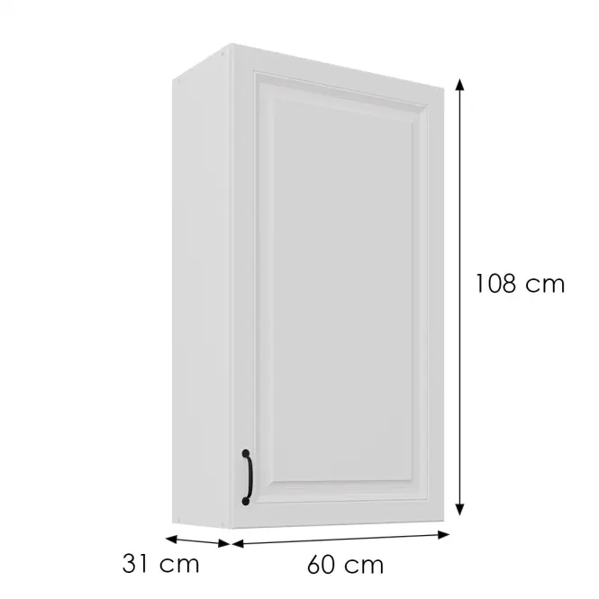 Skrinka do kuchyne Stilo biely matná/biely 60G-108 1F