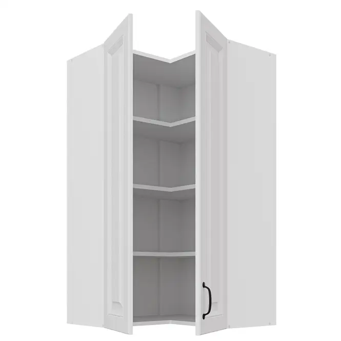 Skrinka do kuchyne Stilo biely matná/biely 60x60 GN-108 2F (90°)