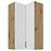 Skrinka do kuchyne Stilo biely/artisan 60x60 GN-108 2F (90°)
